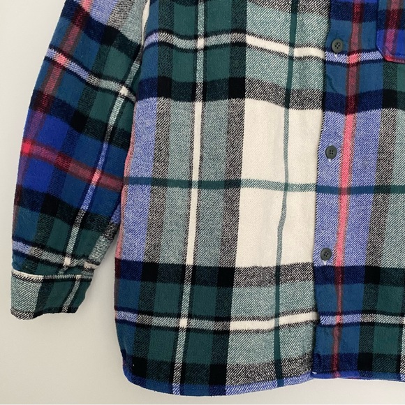 Zara Plaid Flannel Overshirt - Picture 10 of 16